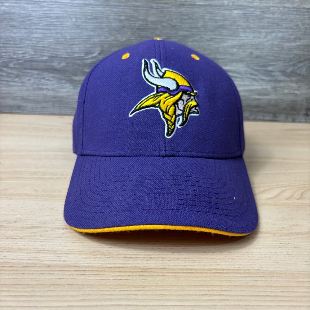 Minnesota Vikings Hat Cap Strap Back Purple NFL Football Adjustable Fan Favorite